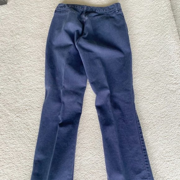 Guess USA American Tradition Womens Jeans Blue Dark Wash Cotton Straight Leg 30 - Picture 4 of 8